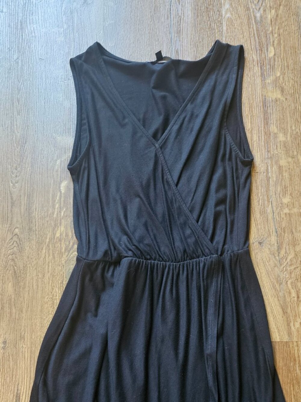 Gibson XS Black Wrap Dress